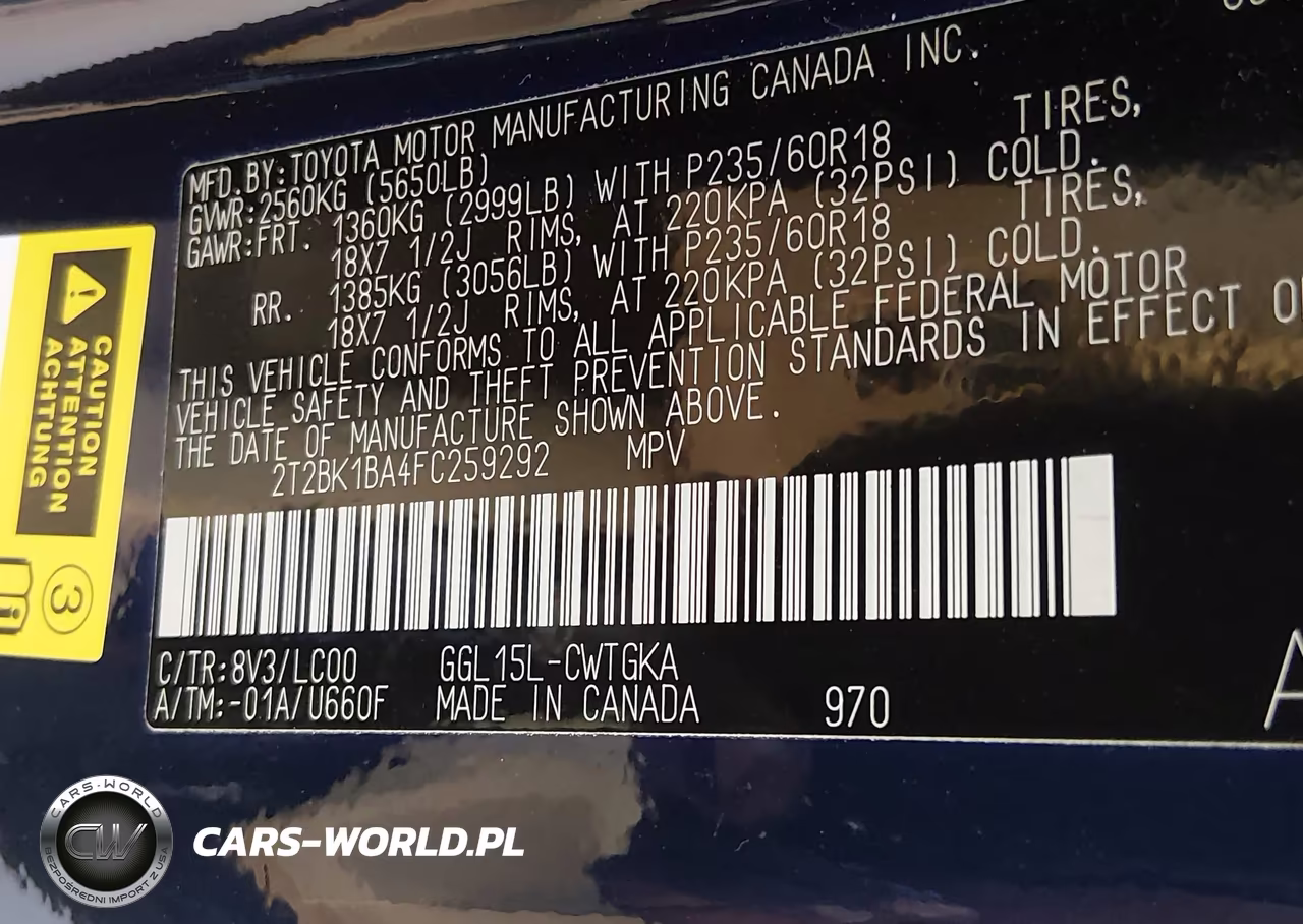 2015 Lexus Rx 350 VIN:2T2BK1BA4FC259292 - 9