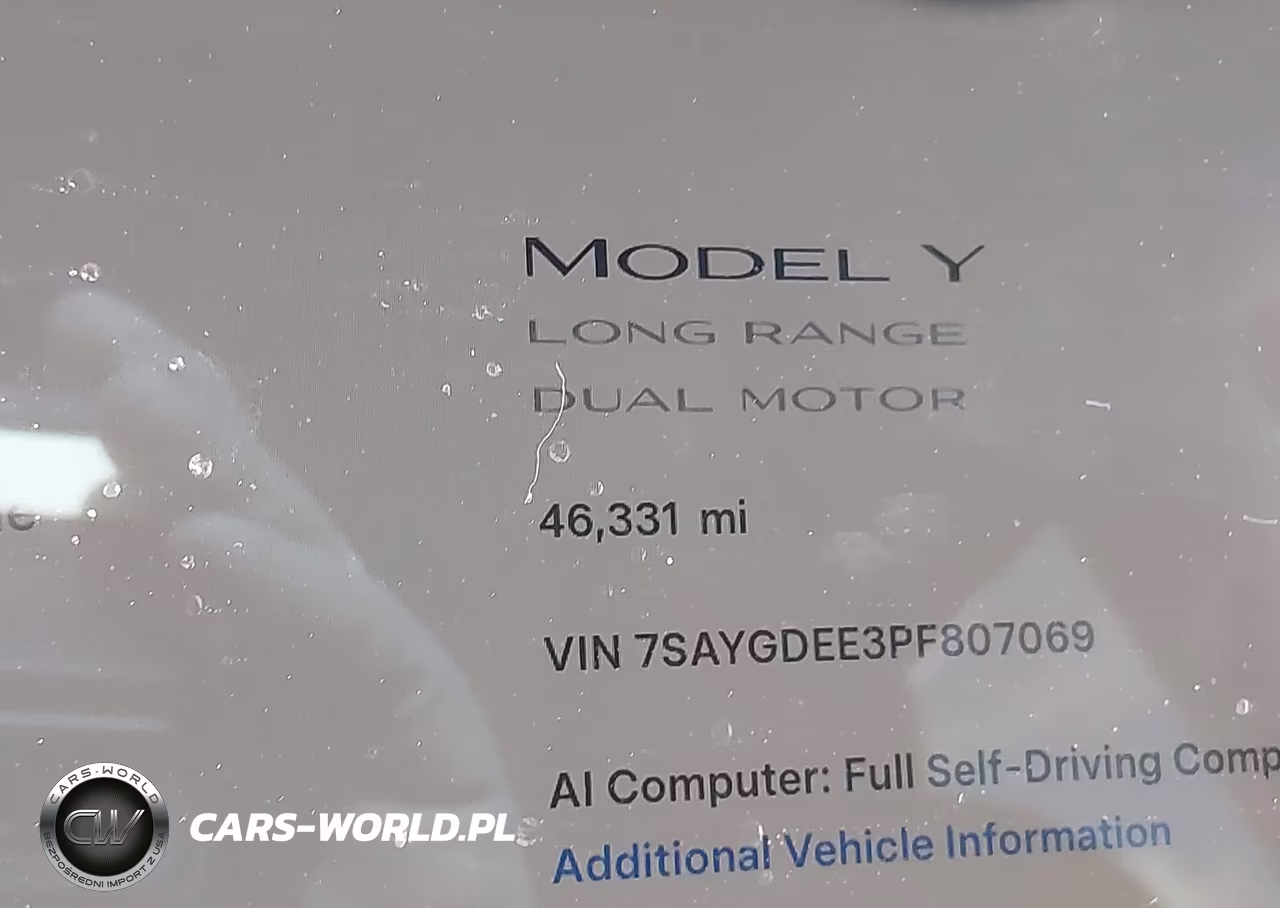2023 Tesla Model Y Awd-Long Range Dual Motor All-Wheel Drive VIN:7SAYGDEE3PF807069 - 15