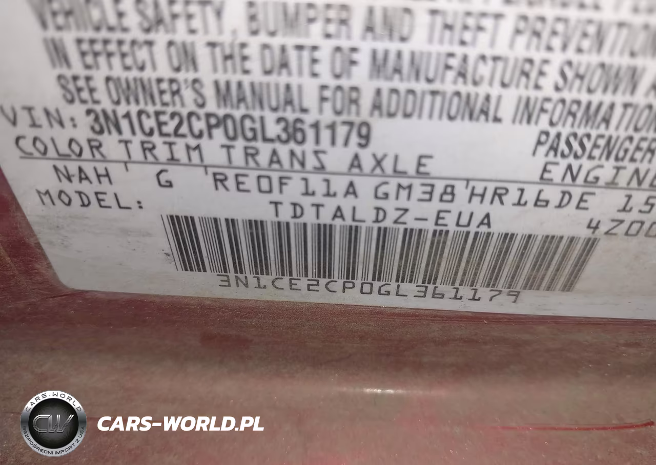 2016 Nissan Versa Note S (Sr)-S Plus-Sl-Sr-Sv VIN:3N1CE2CP0GL361179 - 9