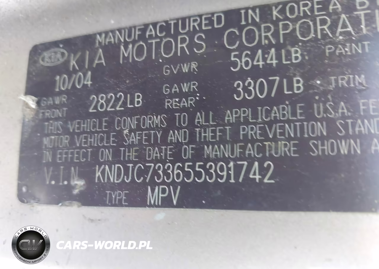 2005 Kia Sorento Ex-Lx VIN:KNDJC733655391742 - 9