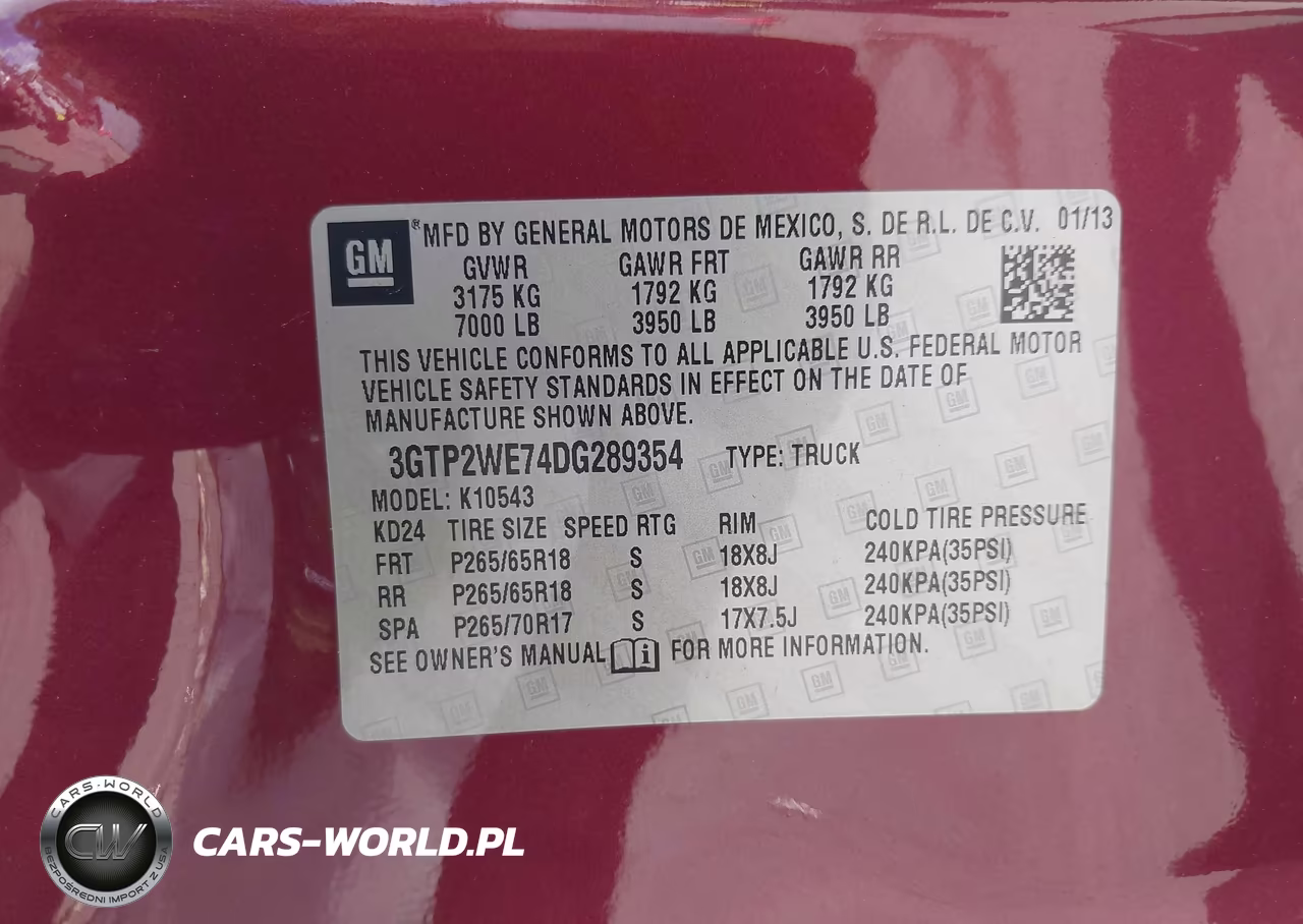 2013 GMC Sierra 1500 Slt VIN:3GTP2WE74DG289354 - 9