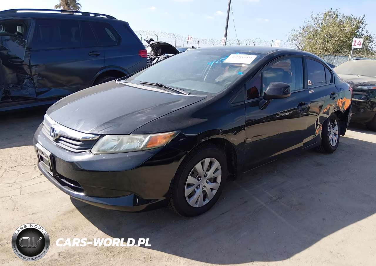 2012 Honda Civic Lx VIN:19XFB2F58CE377061 - 2