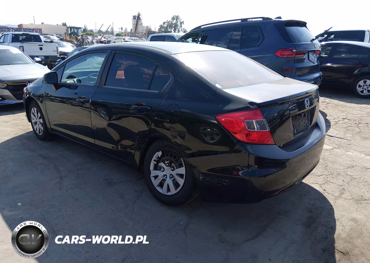 2012 Honda Civic Lx VIN:19XFB2F58CE377061 - 3