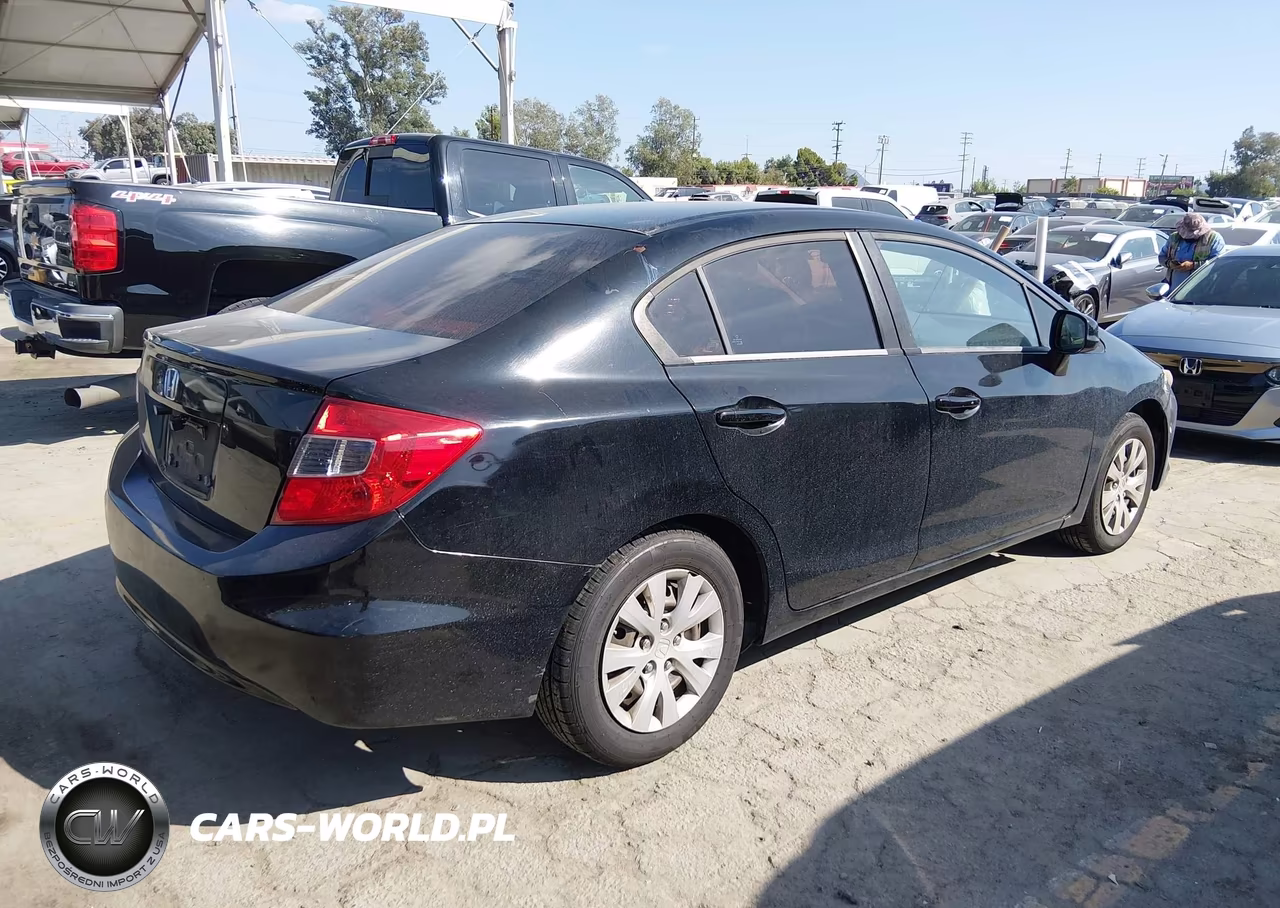 2012 Honda Civic Lx VIN:19XFB2F58CE377061 - 4