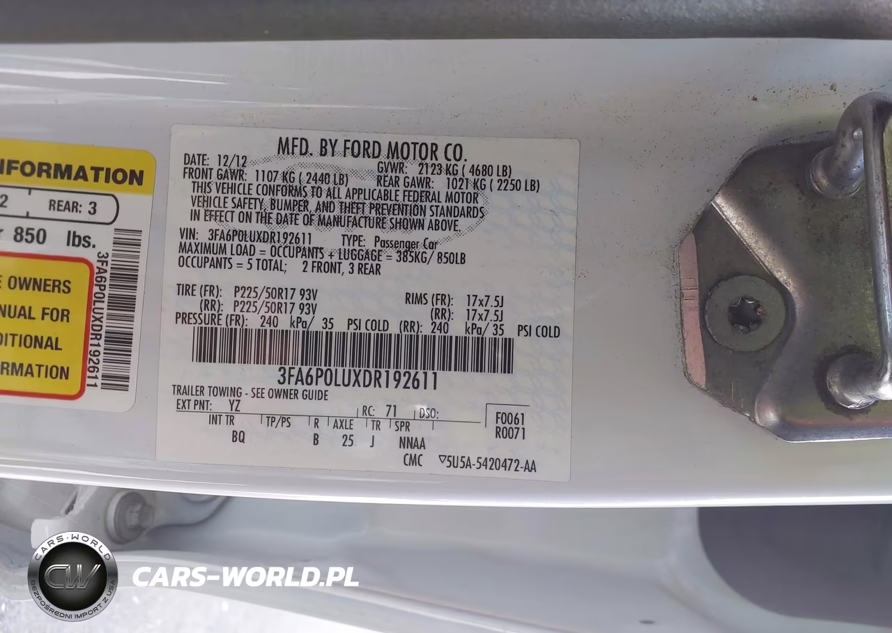 2013 Ford Fusion Hybrid Se VIN:3FA6P0LUXDR192611 - 9