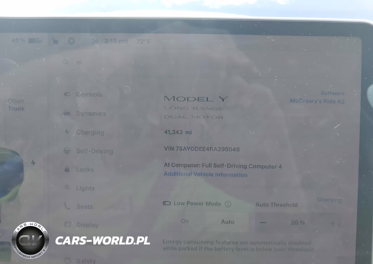 2024 Tesla Model Y Long Range Dual Motor All-Wheel Drive VIN:7SAYGDEE4RA295046 - 7
