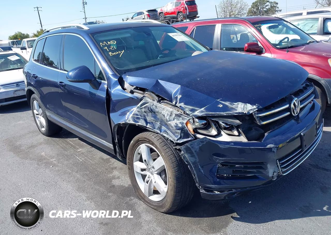 2012 Volkswagen Touareg Vr6 Lux VIN:WVGFF9BP6CD003405 - 1