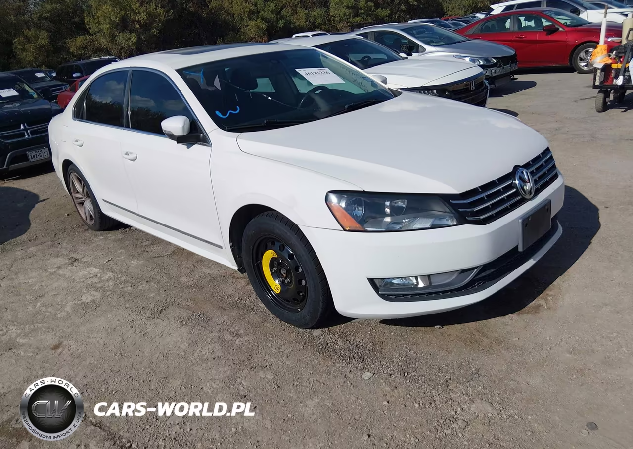 2014 Volkswagen Passat 1.8T Sel Premium VIN:1VWCT7A36EC024621 - 1