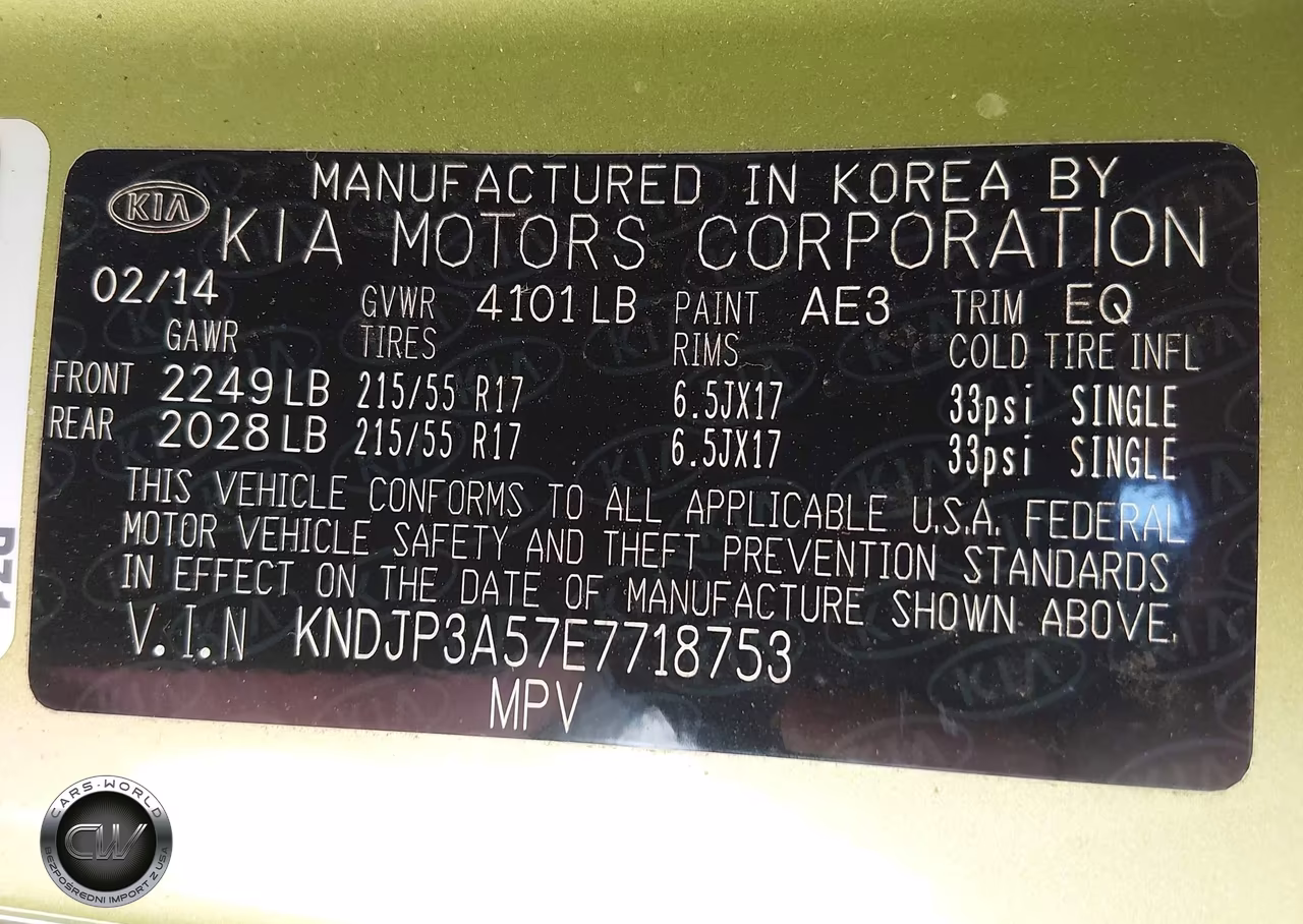 2014 Kia Soul + VIN:KNDJP3A57E7718753 - 9