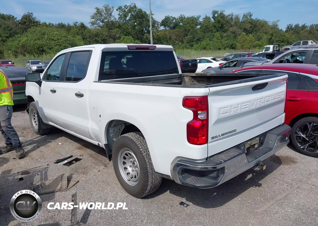 2024 Chevrolet Silverado 1500 4Wd Short Bed Wt VIN:1GCUDAED9RZ161849 - 3