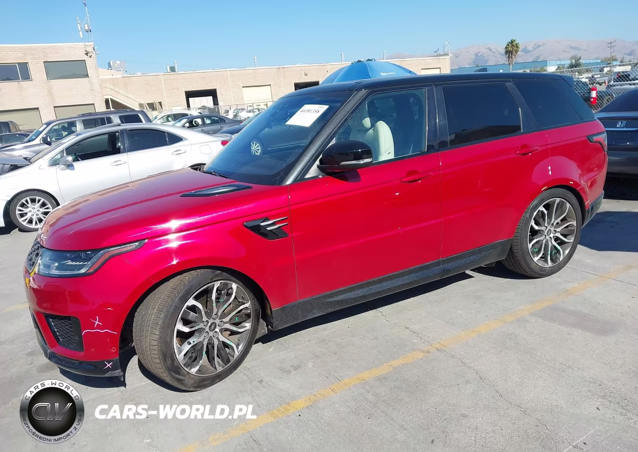 2020 Land Rover Range Rover Sport Hse Mhev VIN:SALWR2SU7LA701766 - 2