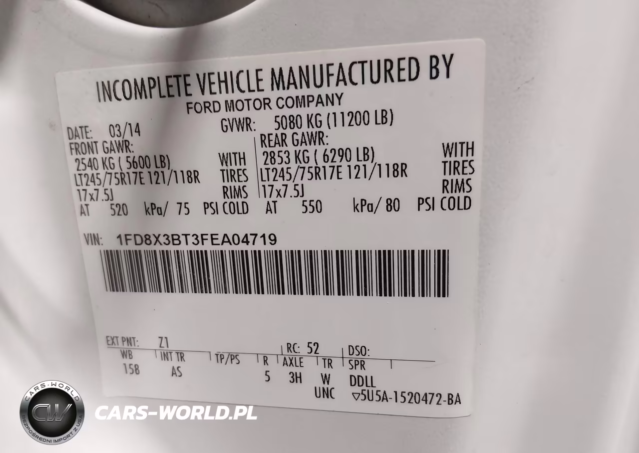 2015 Ford F-350 Xl VIN:1FD8X3BT3FEA04719 - 9