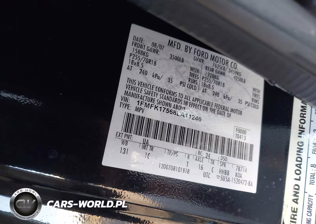 2008 Ford Expedition El Eddie Bauer-King Ranch VIN:1FMFK17568LA11246 - 9