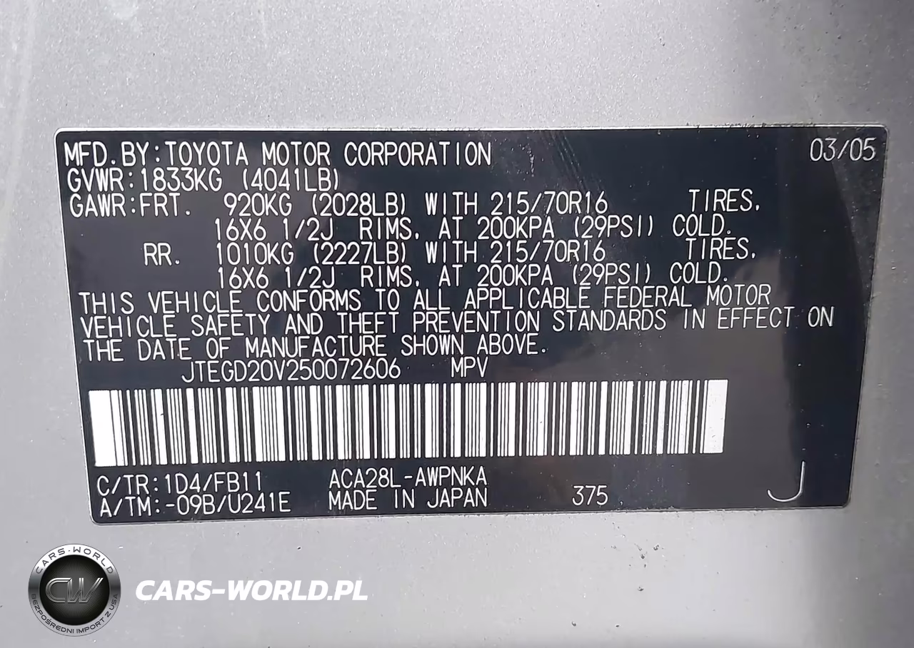2005 Toyota Rav4 VIN:JTEGD20V250072606 - 9