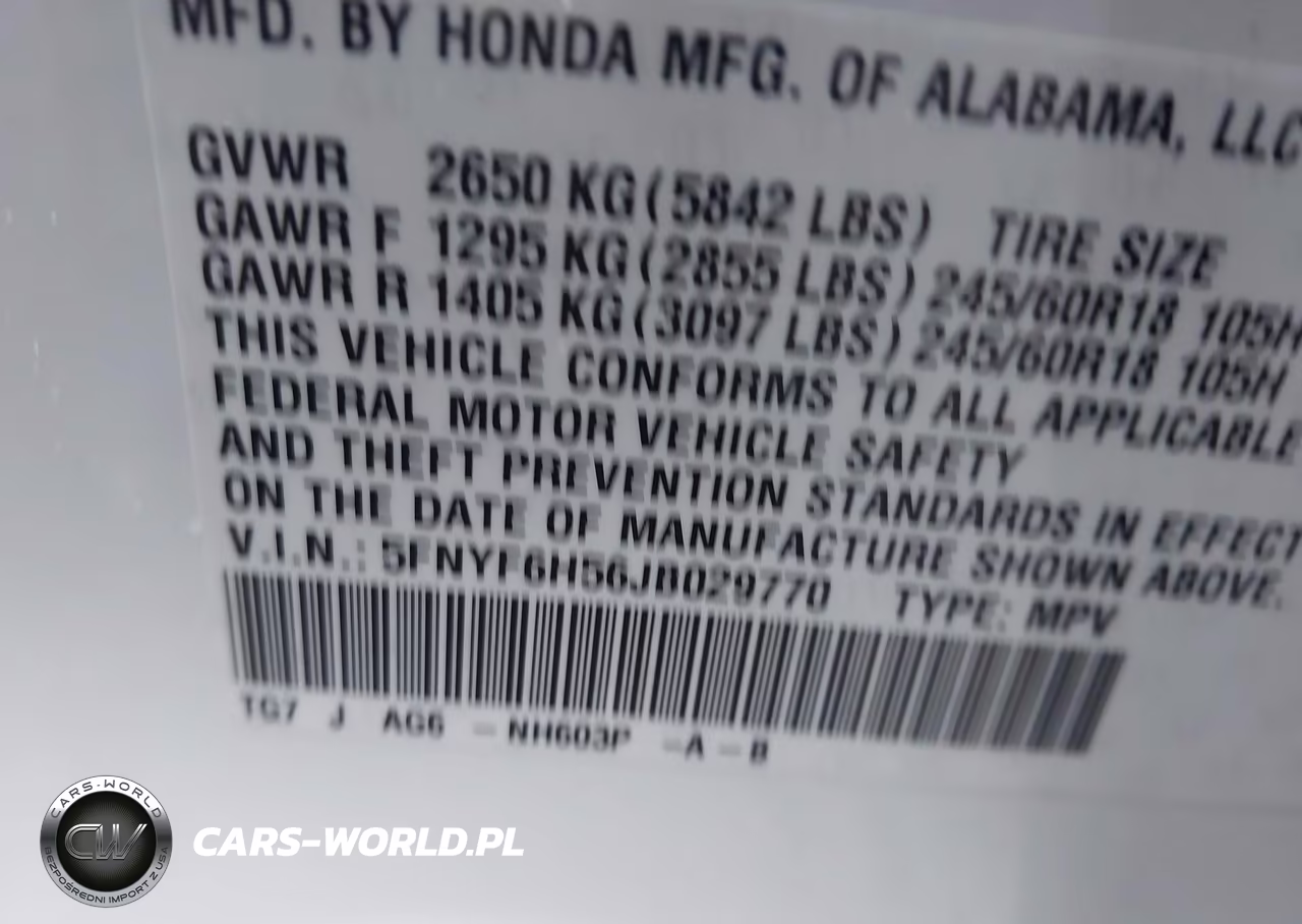 2018 Honda Pilot Ex-L VIN:5FNYF6H56JB029770 - 9