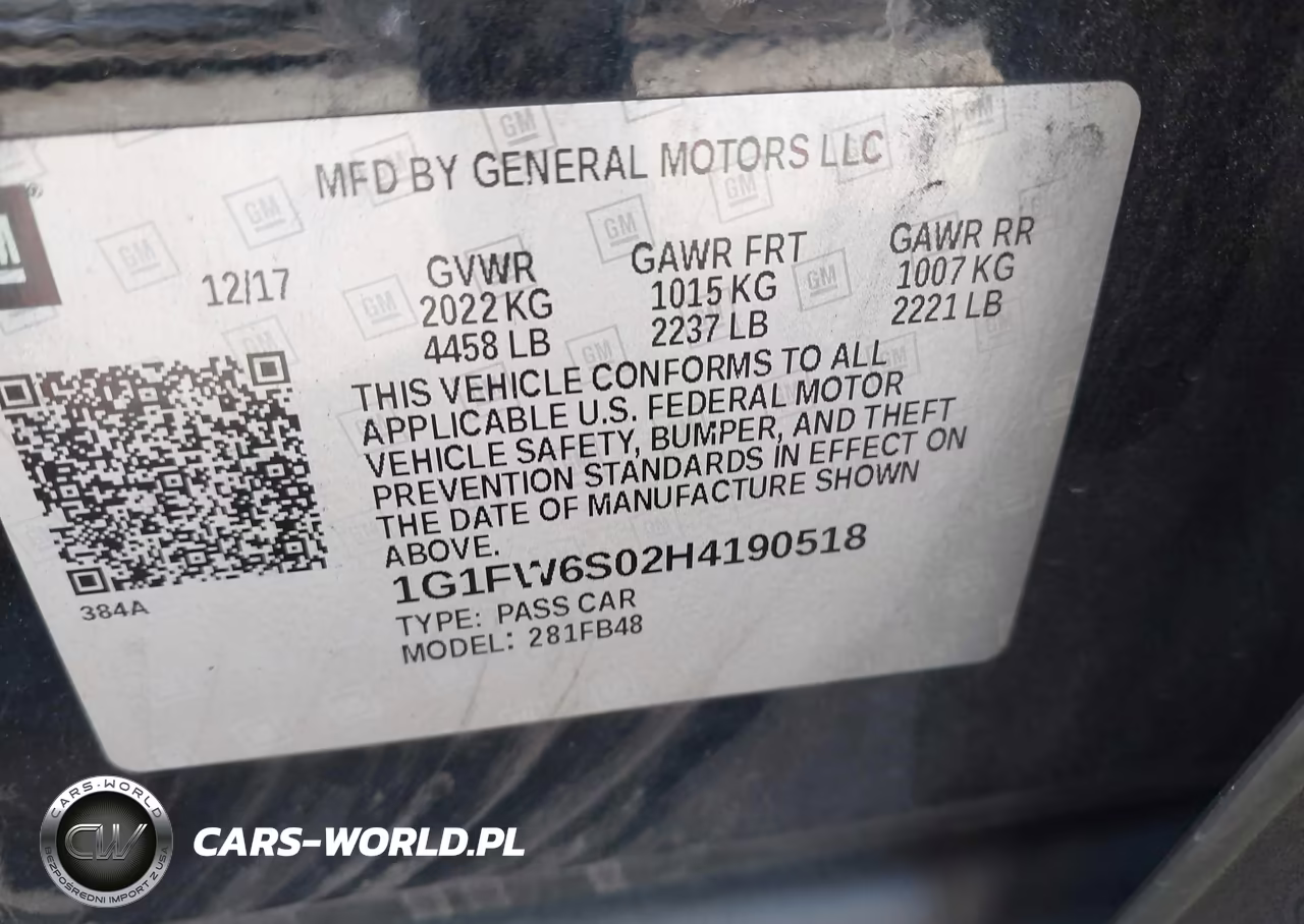 2017 Chevrolet Bolt Ev Lt VIN:1G1FW6S02H4190518 - 9