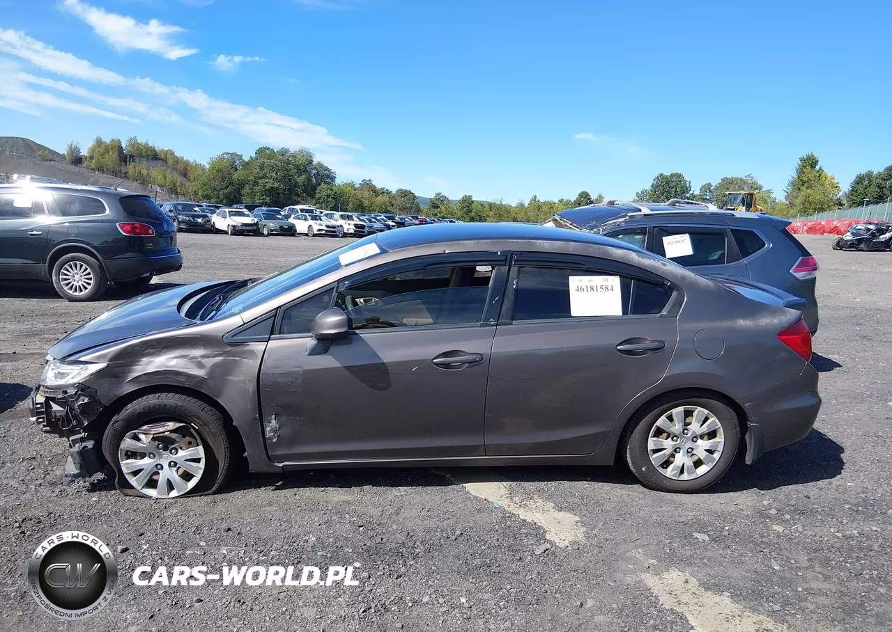 2012 Honda Civic Lx VIN:2HGFB2F58CH529474 - 14