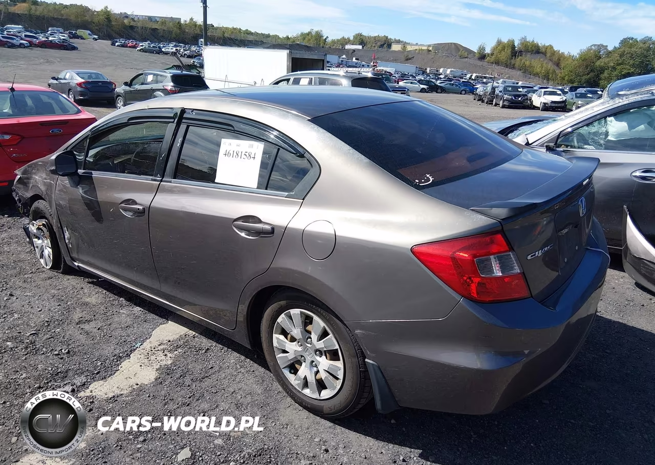 2012 Honda Civic Lx VIN:2HGFB2F58CH529474 - 3