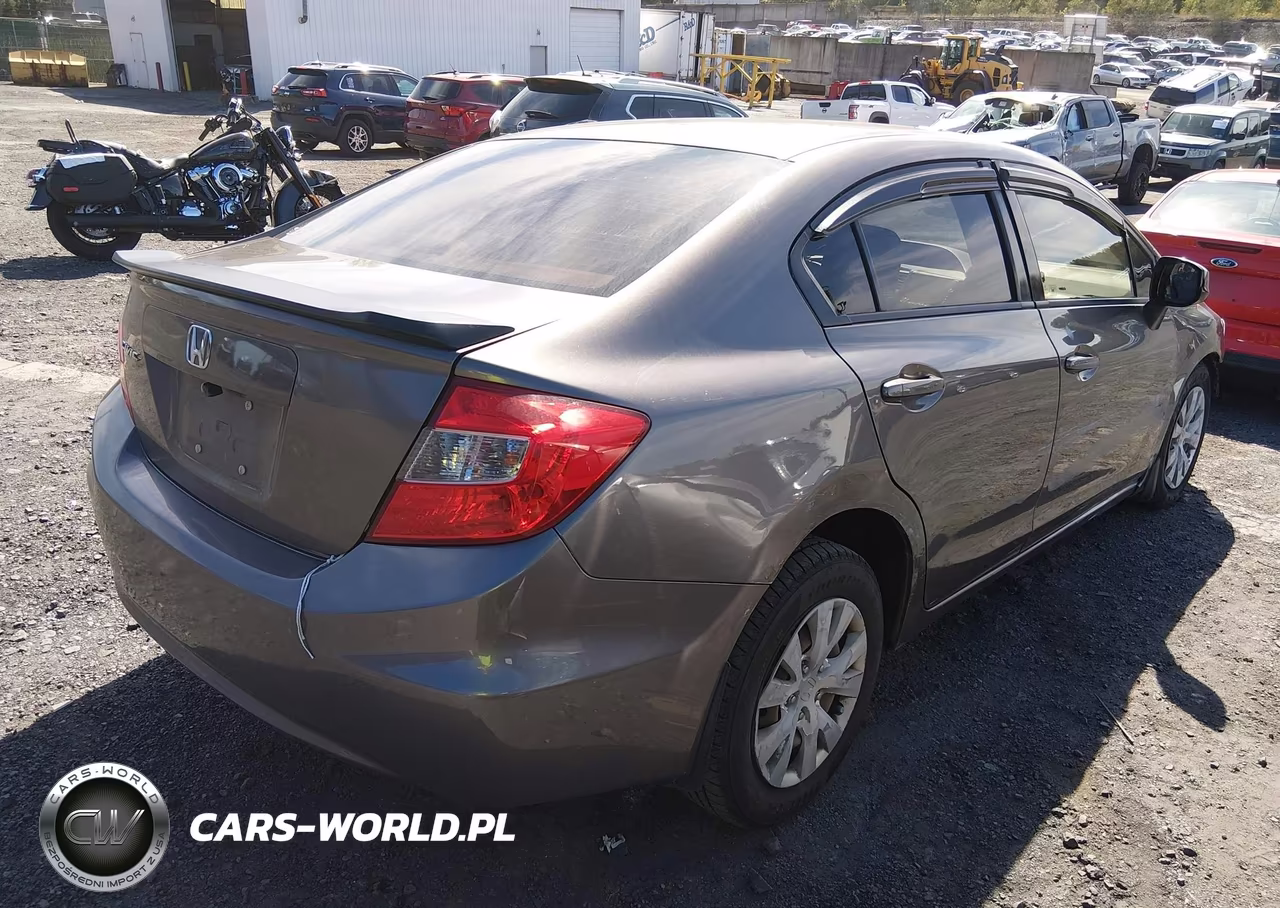 2012 Honda Civic Lx VIN:2HGFB2F58CH529474 - 4