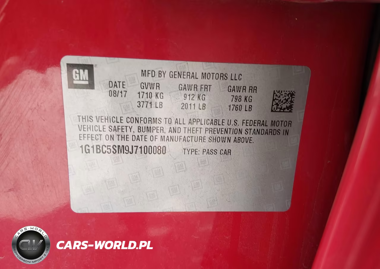 2018 Chevrolet Cruze Ls Auto VIN:1G1BC5SM9J7100080 - 9