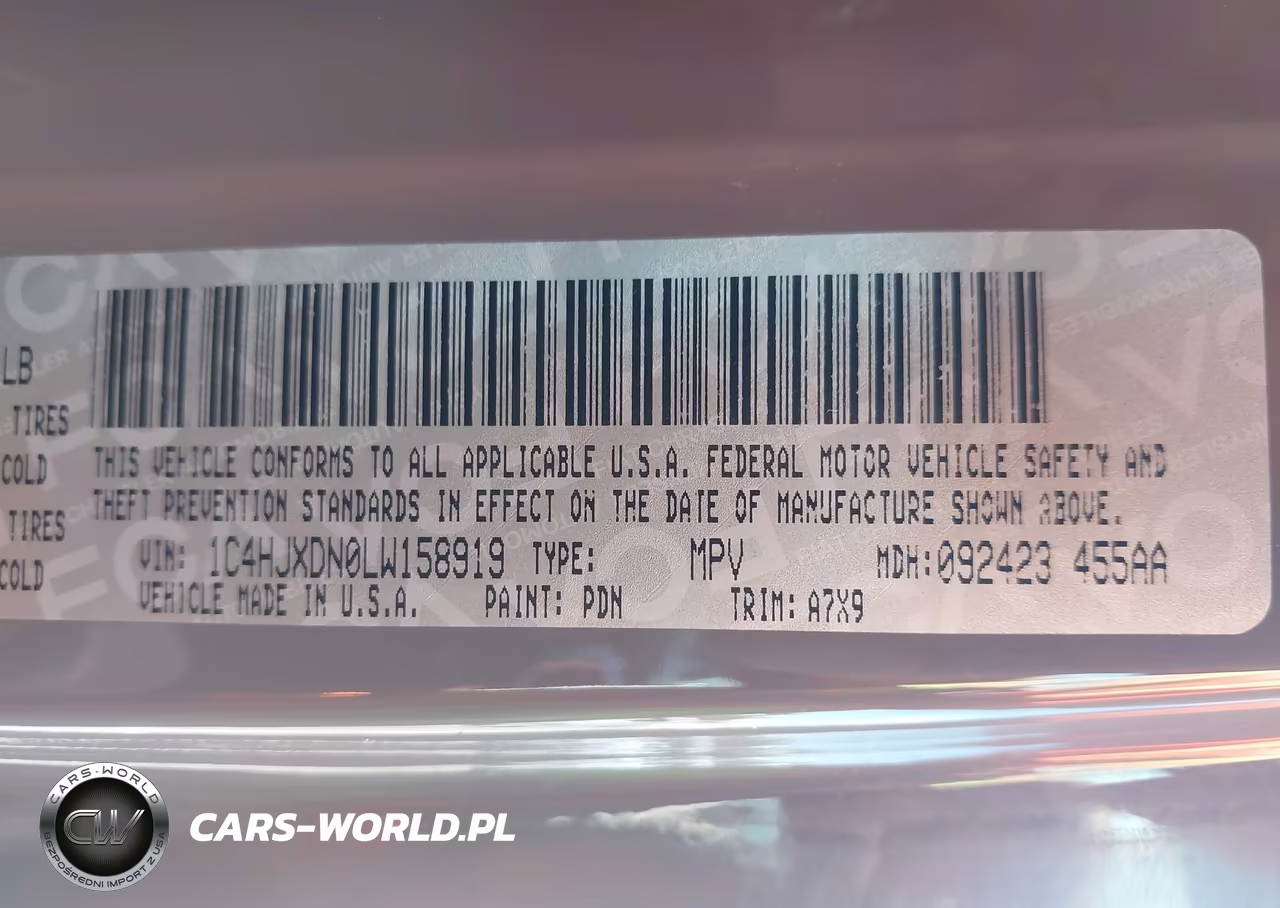 2020 Jeep Wrangler Unlimited Willys 4X4 VIN:1C4HJXDN0LW158919 - 9