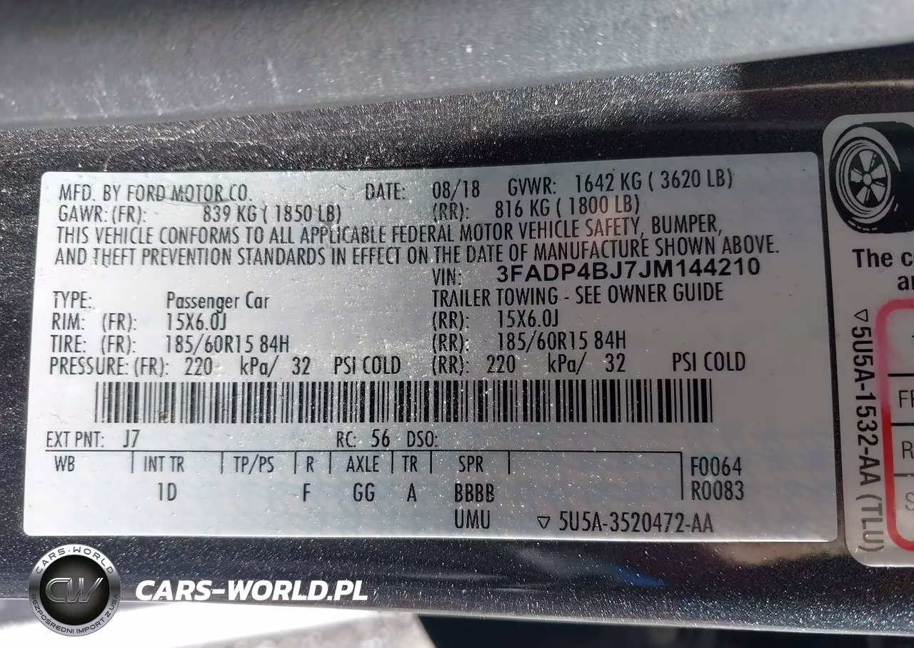 2018 Ford Fiesta Se VIN:3FADP4BJ7JM144210 - 9