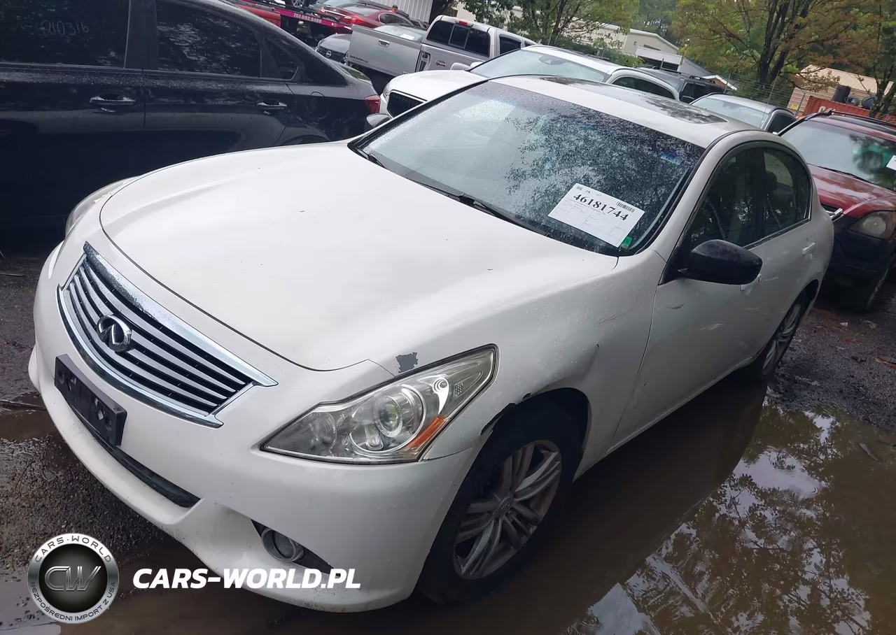 2012 Infiniti G25X VIN:JN1DV6AR8CM862515 - 2