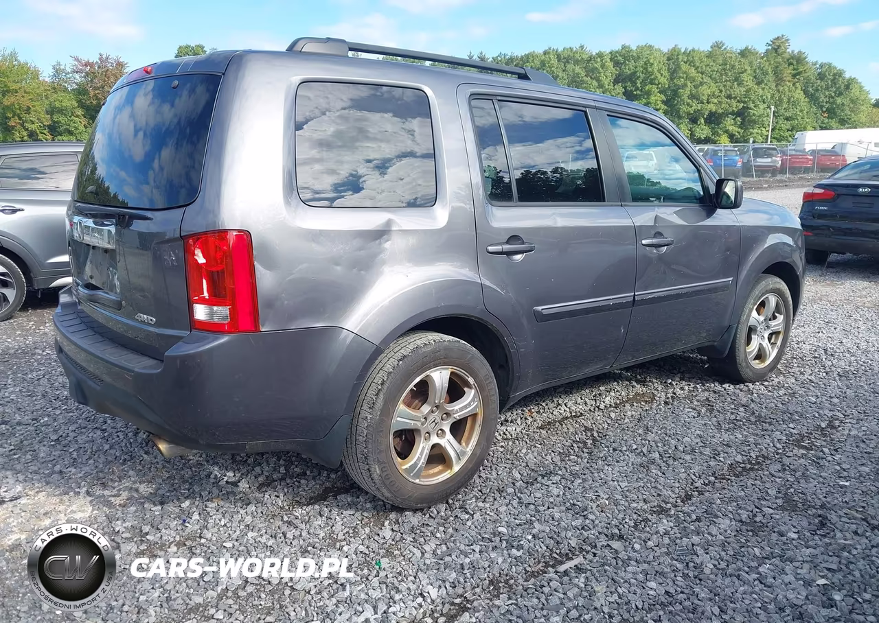 2015 Honda Pilot Ex-L VIN:5FNYF4H56FB023947 - 4