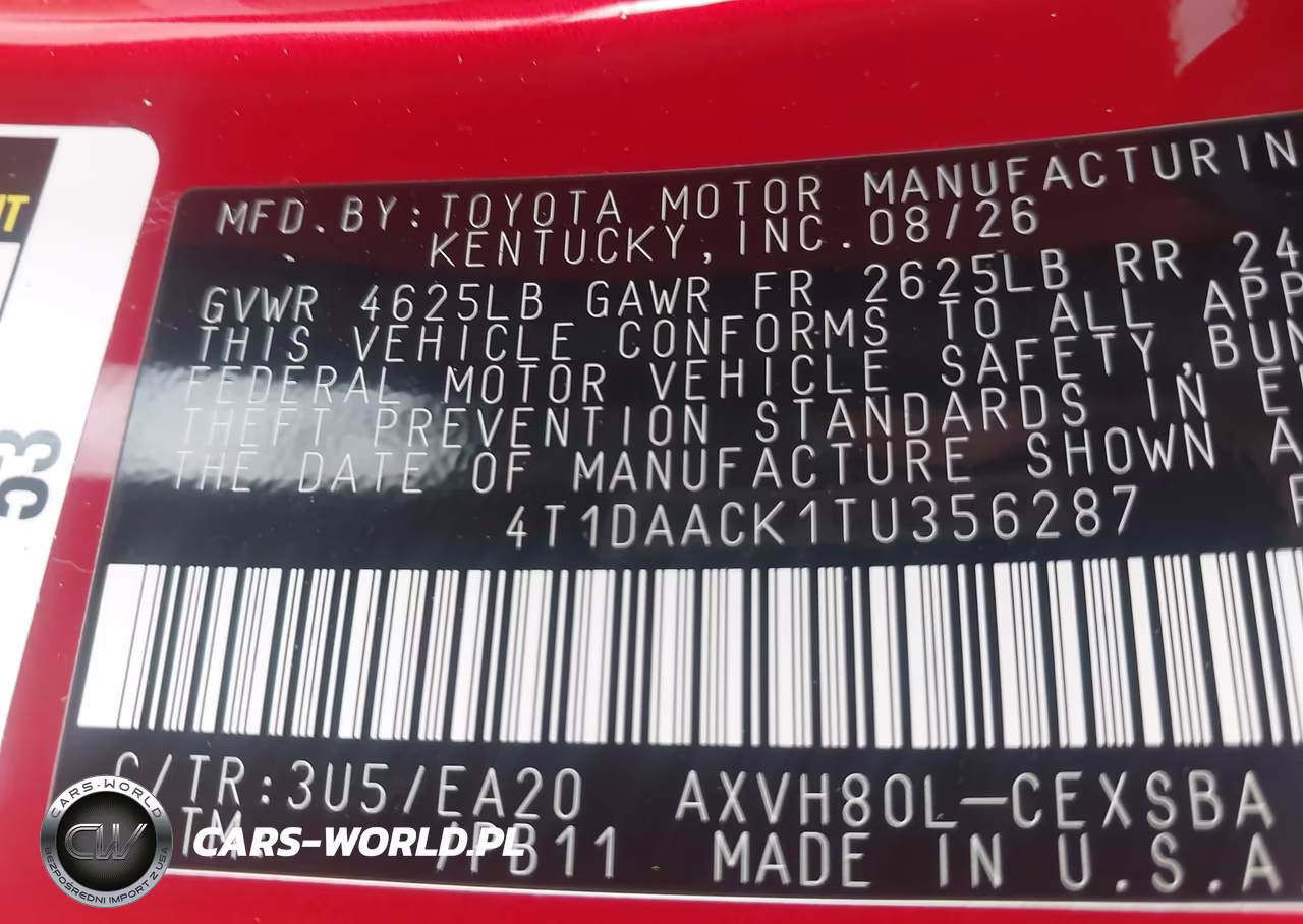 2026 Toyota Camry Nightshade VIN:4T1DAACK1TU356287 - 9