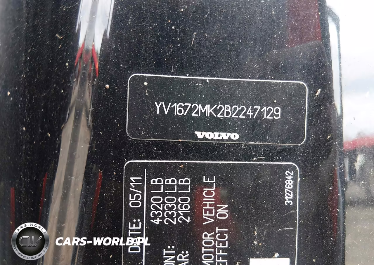 2011 Volvo C30 T5 VIN:YV1672MK2B2247129 - 9