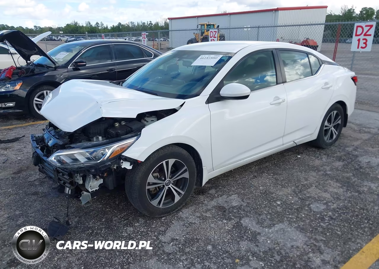 2022 Nissan Sentra Sv Xtronic Cvt VIN:3N1AB8CV8NY307081 - 2