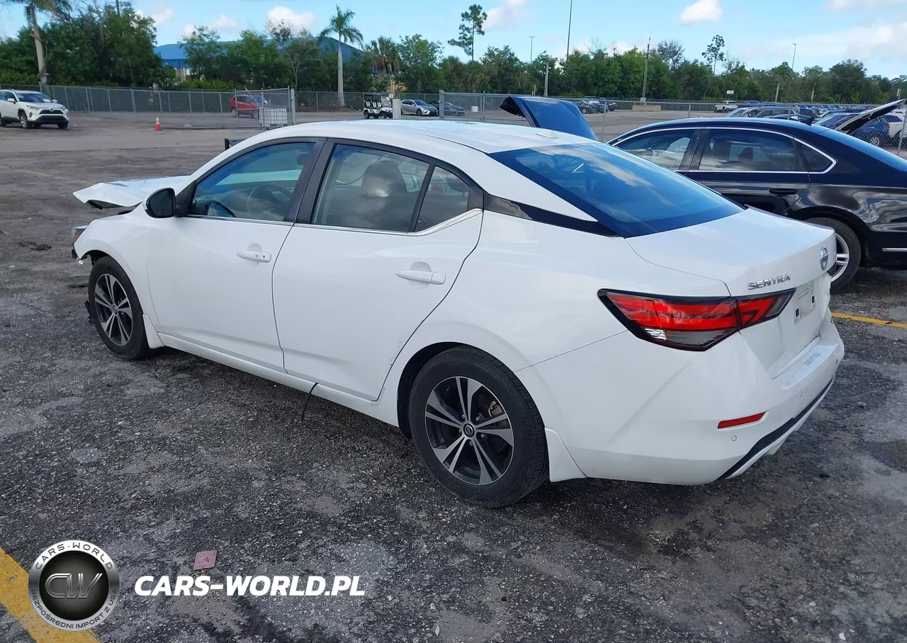 2022 Nissan Sentra Sv Xtronic Cvt VIN:3N1AB8CV8NY307081 - 3