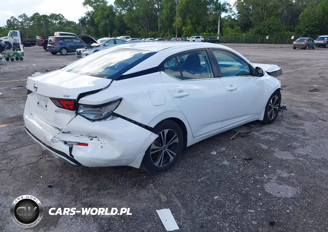 2022 Nissan Sentra Sv Xtronic Cvt VIN:3N1AB8CV8NY307081 - 4