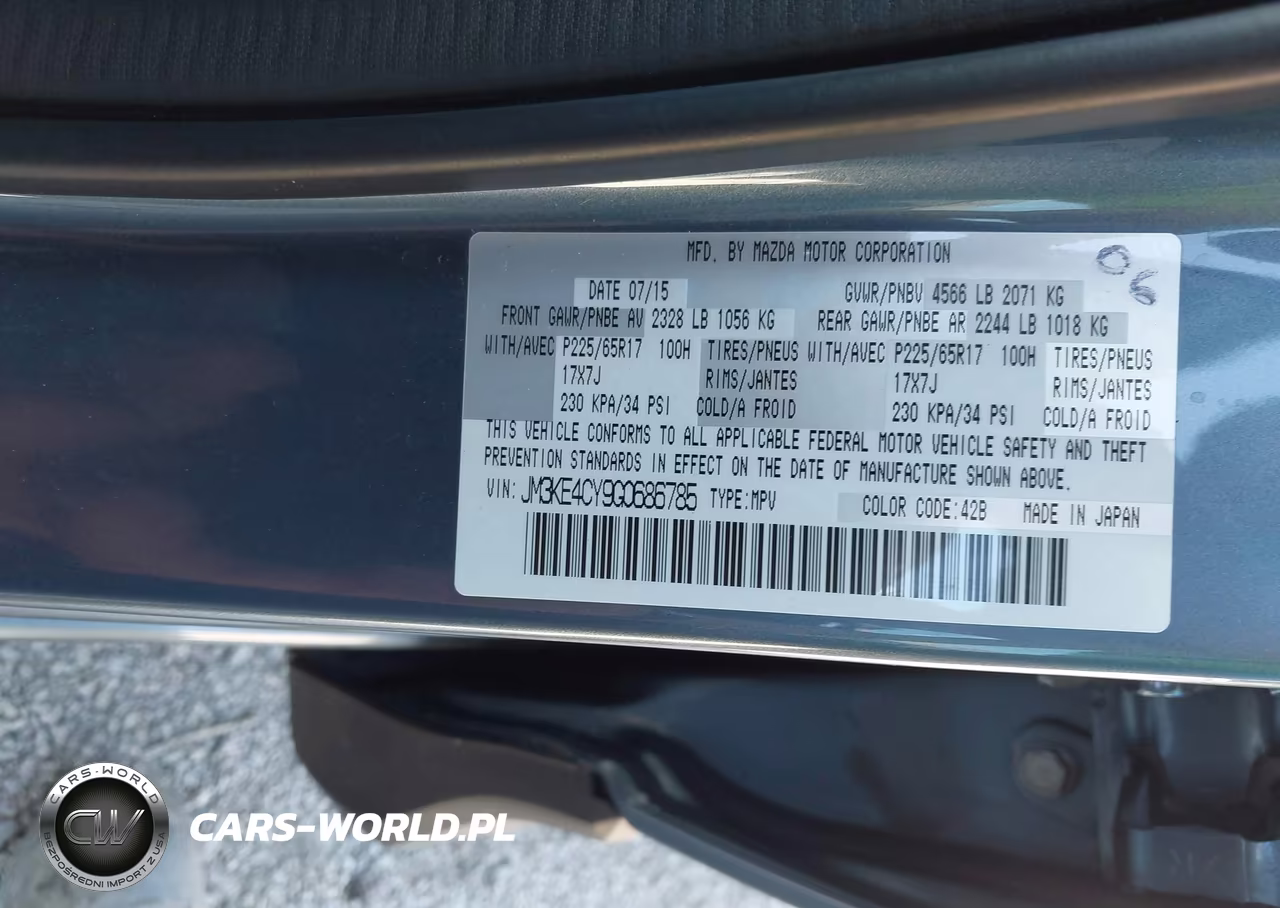 2016 Mazda Cx-5 Touring VIN:JM3KE4CY9G0686785 - 9