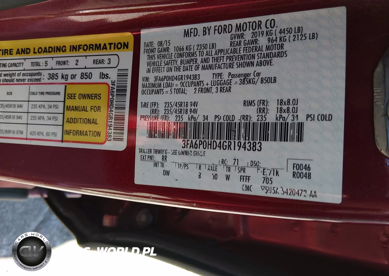 2016 Ford Fusion Se VIN:3FA6P0HD4GR194383 - 9