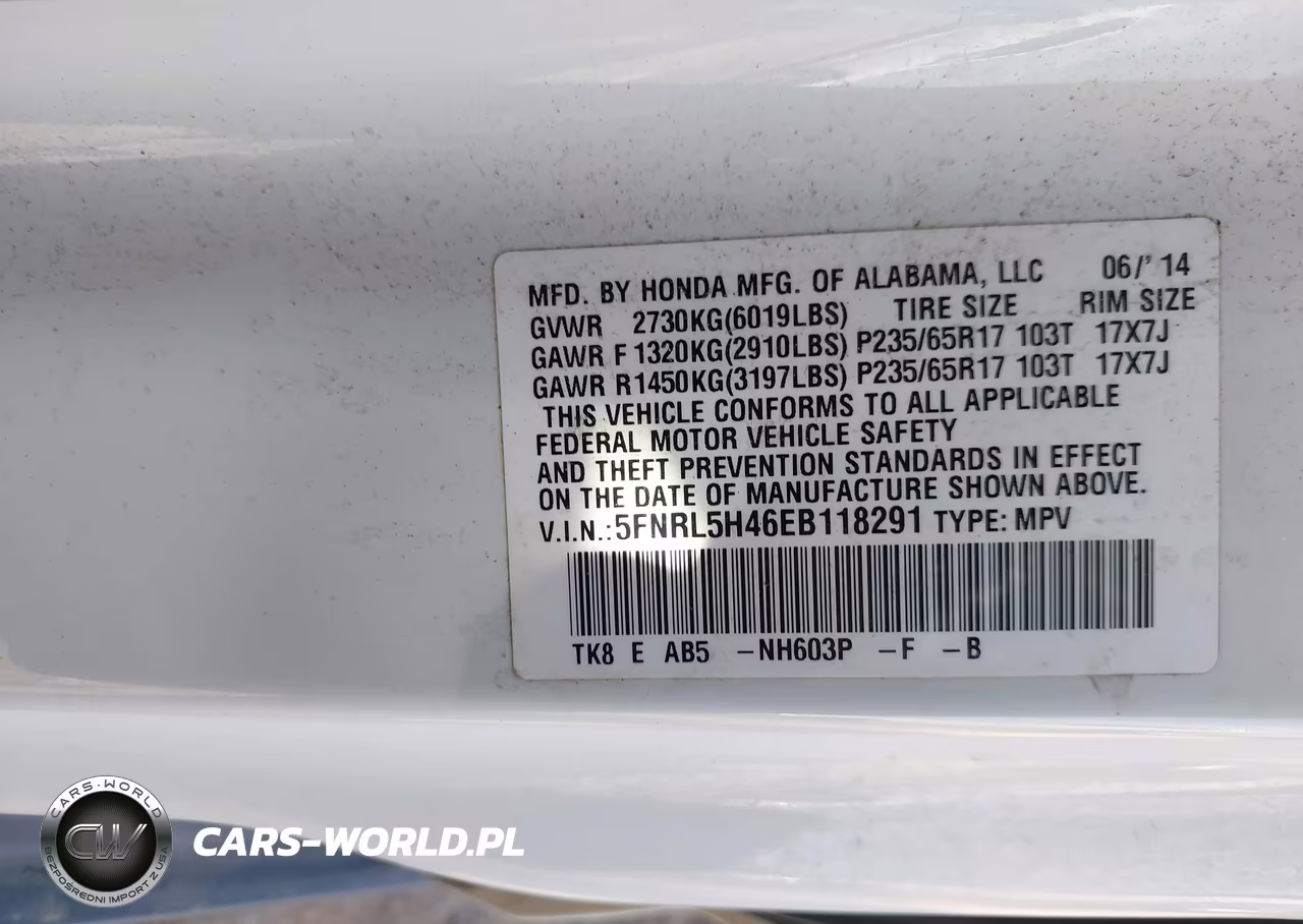 2014 Honda Odyssey Ex VIN:5FNRL5H46EB118291 - 9