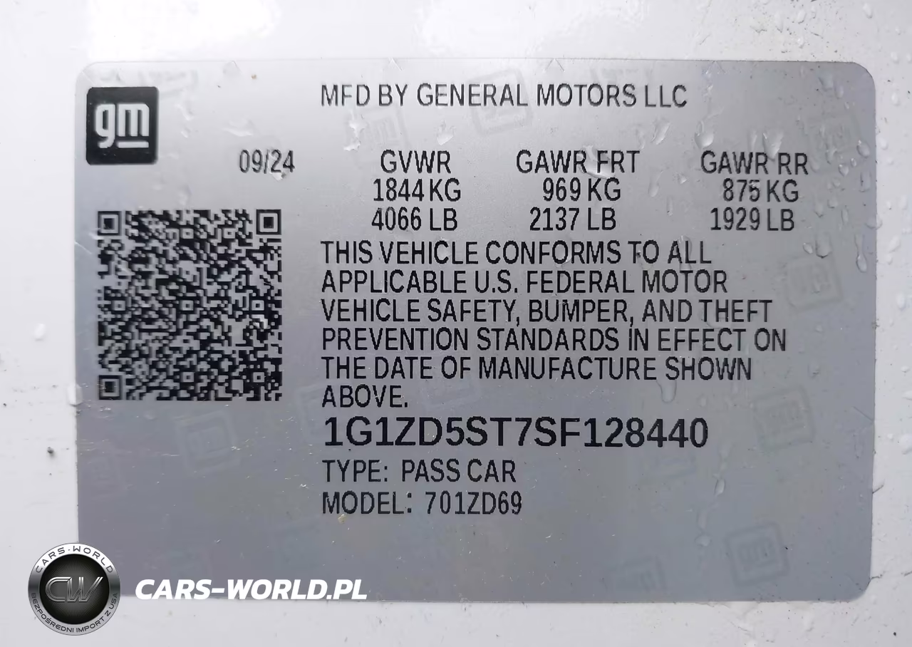 2025 Chevrolet Malibu Fwd 1Lt VIN:1G1ZD5ST7SF128440 - 9