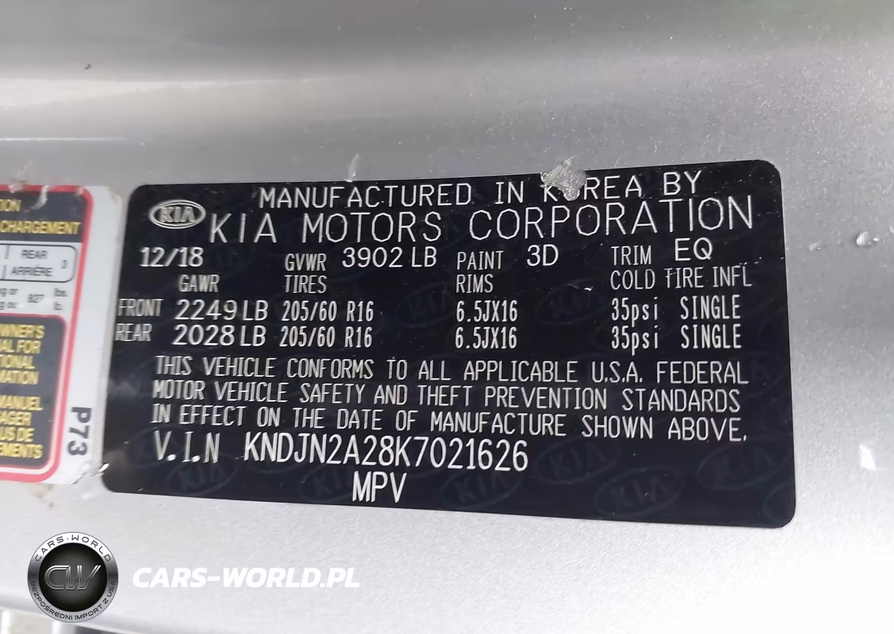 2019 Kia Soul VIN:KNDJN2A28K7021626 - 9