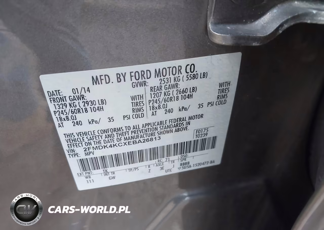2014 Ford Edge Limited VIN:2FMDK4KCXEBA26813 - 9