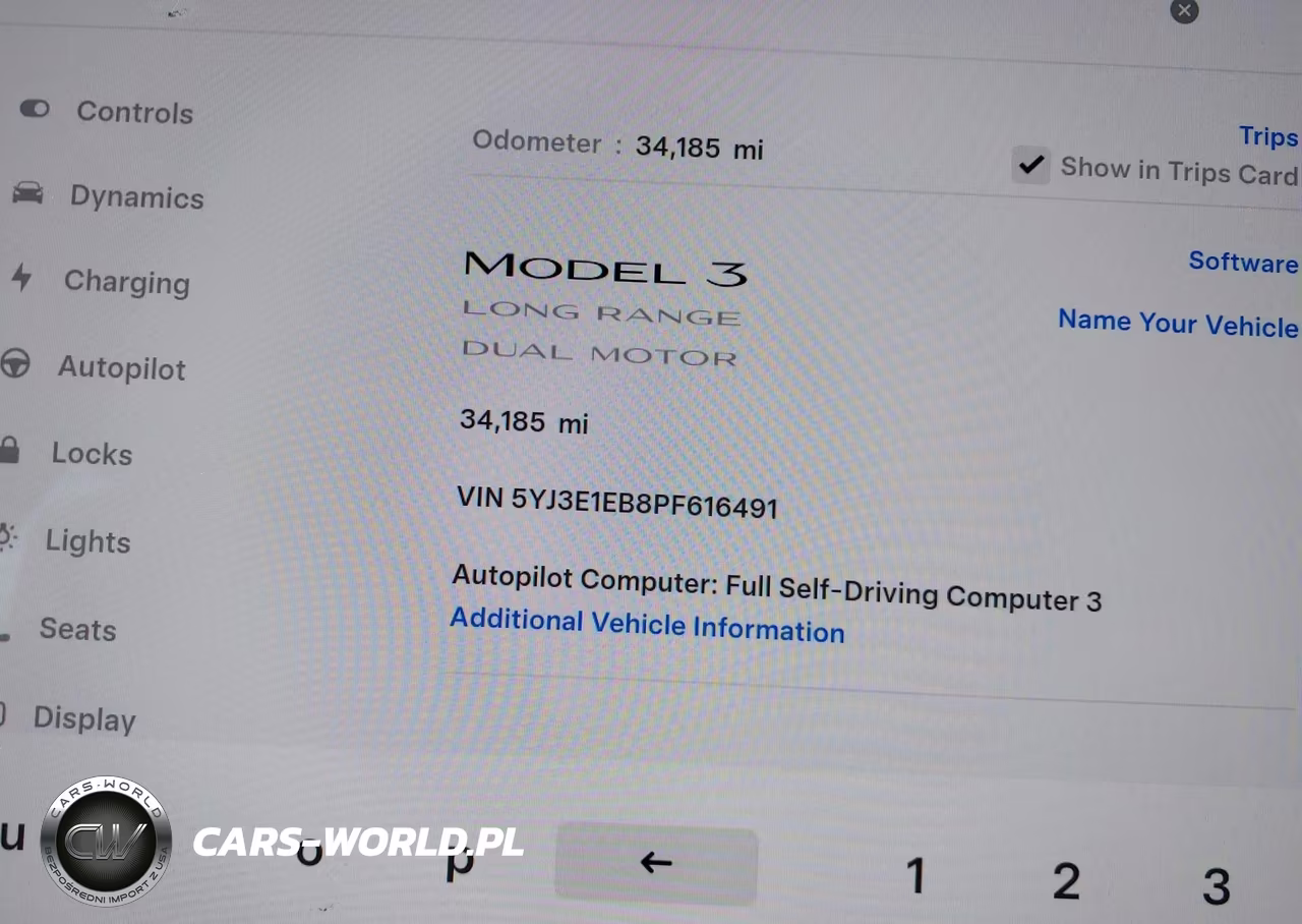 2023 Tesla Model 3 Long Range Dual Motor All-Wheel Drive VIN:5YJ3E1EB8PF616491 - 7