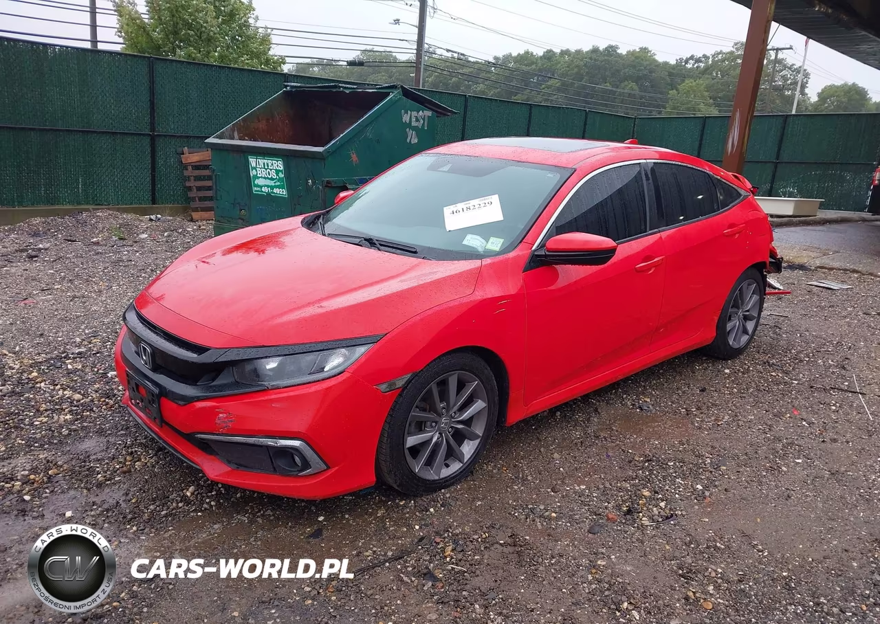 2020 Honda Civic Ex-L VIN:2HGFC1F71LH682626 - 2