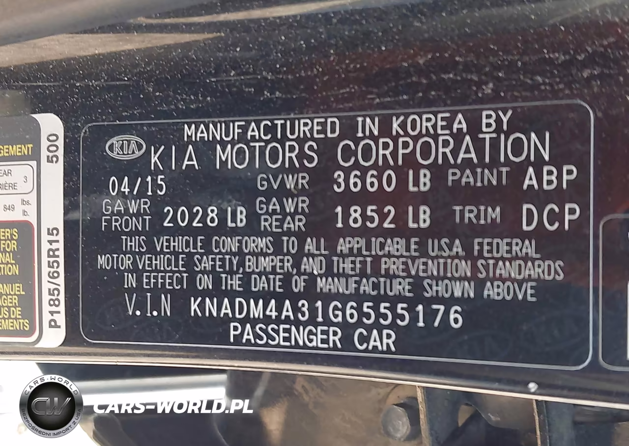 2016 Kia Rio Lx VIN:KNADM4A31G6555176 - 9