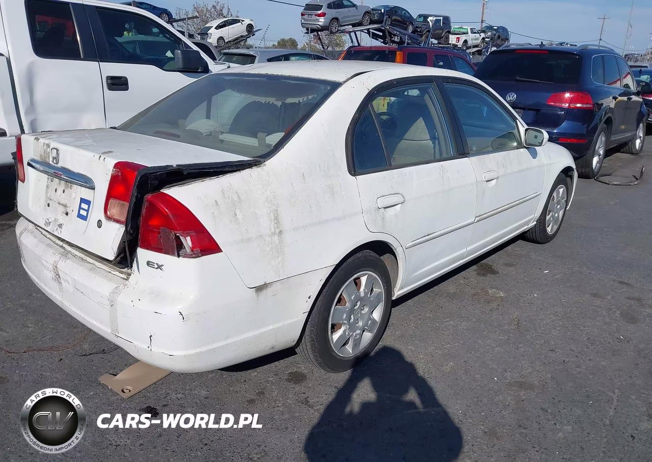 2001 Honda Civic Ex VIN:2HGES25791H610138 - 4