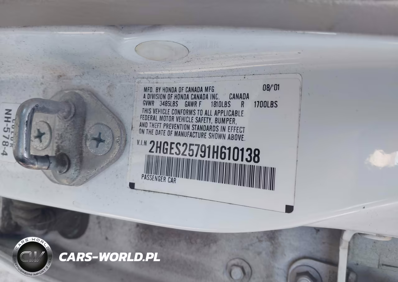 2001 Honda Civic Ex VIN:2HGES25791H610138 - 9