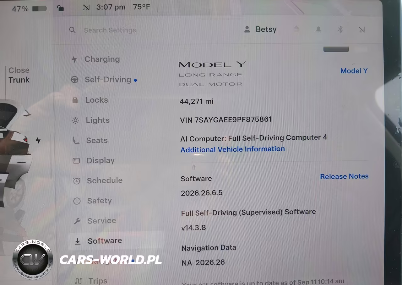 2023 Tesla Model Y Awd-Long Range Dual Motor All-Wheel Drive VIN:7SAYGAEE9PF875861 - 7