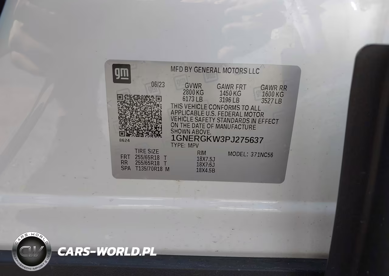 2023 Chevrolet Traverse Fwd Lt Cloth VIN:1GNERGKW3PJ275637 - 9