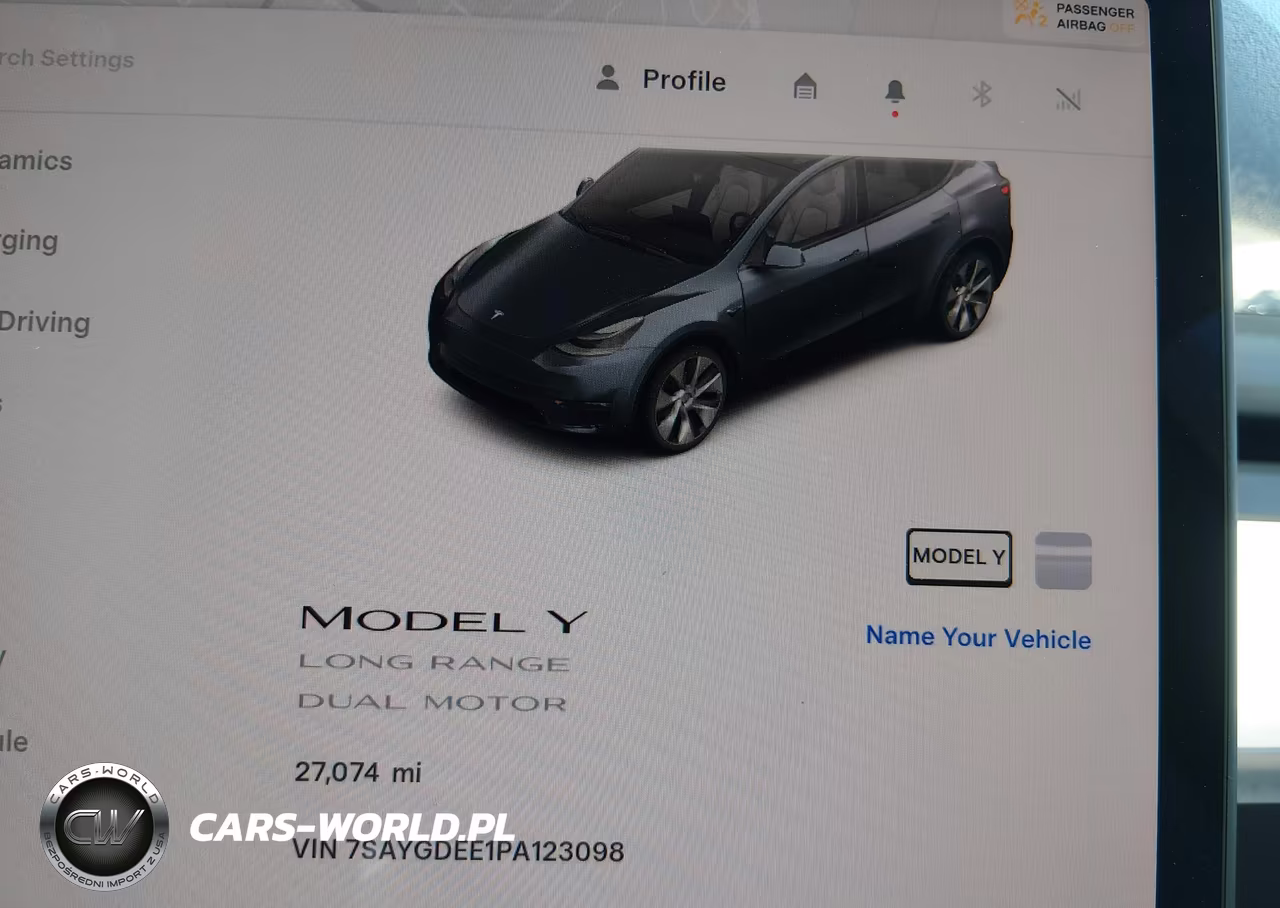 2023 Tesla Model Y Awd-Long Range Dual Motor All-Wheel Drive VIN:7SAYGDEE1PA123098 - 7