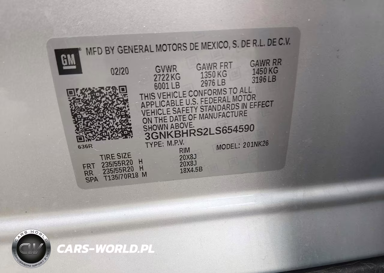 2020 Chevrolet Blazer Awd 2Lt VIN:3GNKBHRS2LS654590 - 9