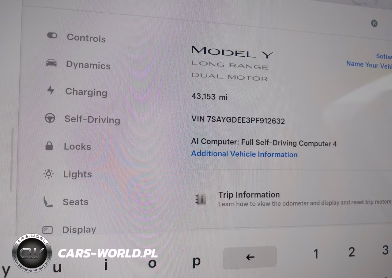 2023 Tesla Model Y Awd-Long Range Dual Motor All-Wheel Drive VIN:7SAYGDEE3PF912632 - 7