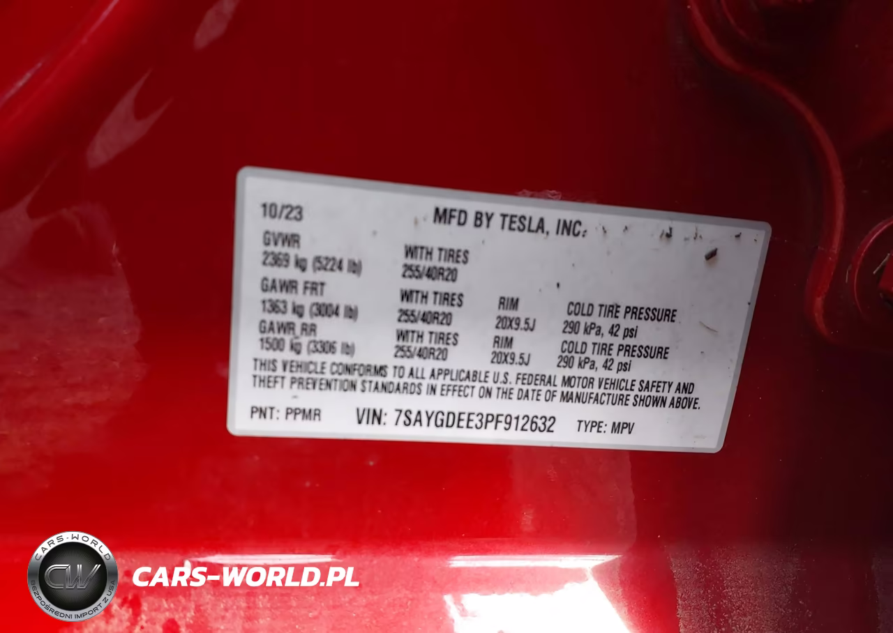 2023 Tesla Model Y Awd-Long Range Dual Motor All-Wheel Drive VIN:7SAYGDEE3PF912632 - 9